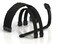 LINKUP AVA 12VHPWR PCIE 50 Power Extension Cables600W 16AWGULRated Sleeved Jacket Molded Plugs4 Pcs Kit for RTX5000 RTX4000 GPUsBoost Gaming Performance30cm Black