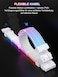 Sirlyr RGB PSU Cable Extension with ARGB LED Stripes and PVC Sleeved Extend Cable 16AWG 24 Pin ATX Dual 8 Pin PCIE Set