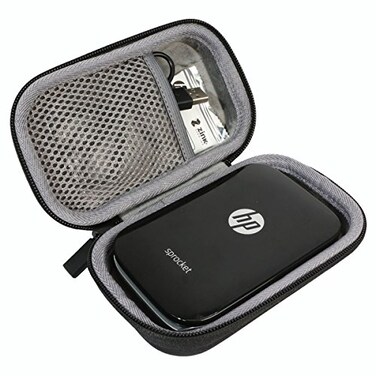 co2CREA Hard Travel Case Replacement for HP Sprocket Portable Photo Printer Black