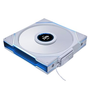 Lian Li UNI Fan TL LCD Wireless 140Single PackReverse Blade24 GHz Wireless Signal 140MM ARGB FanInfinity MirrorDaisyChainLighting EffectsController NOT IncludedRequiredWhite 14RTLLCD1W1W