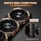 darkFlash INF34 120MM PC Case Fan DaisyChain up to 2000RPM Cooling 4Pin PWM ARGB CPU Cooling Computer Fan 3 Pack Forward Black
