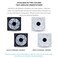 Lian Li UNI Fan SLInfinity Wireless 120 Triple Pack 24 GHz Wireless Signal ARGB Fan Control Double Infinity Mirror Design Low Noise Controller Included Black 12SLIN1W3B