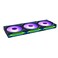 Lian Li UNI Fan SLInfinity Wireless 120 Triple Pack 24 GHz Wireless Signal ARGB Fan Control Double Infinity Mirror Design Low Noise Controller Included Black 12SLIN1W3B