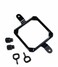 Jingelmall CPU Cooler Bracket Kit FM23 AM23 AM4 Cooler Mounting Bracket Kit for Corsair Hydro H60H80iH100iH100i GT