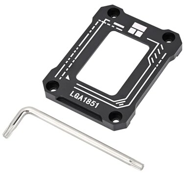 Thermalright Lga1851 BCF Black CPU HolderCPU Anti Bending Fixed BracketEasy to InstallFull Fit Fixed Seamless InstallationAll Aluminum Alloy Anode Sandblasting ProcessIntel 15th CPU Holder