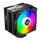 Redragon CC2177 Agent Air CPU Cooler Mighty 260w TDP AllBlack 5 Copper Heat Pipes DualTower CPU Cooler with ARGB Dual Fans Support Platform LGA 17001200115X1366AMD AM5AM4