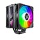 Redragon CC2177 Agent Air CPU Cooler Mighty 260w TDP AllBlack 5 Copper Heat Pipes DualTower CPU Cooler with ARGB Dual Fans Support Platform LGA 17001200115X1366AMD AM5AM4