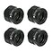 Piuess Barrow G14 to 14mm Hard Tubing Compression Fitting Black 4pack