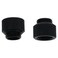 CZQC Watercooled Extension Connector 2PCS G14 10mm Male to Female Extender Fitting Black