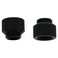 CZQC Watercooled Extension Connector 2PCS G14 10mm Male to Female Extender Fitting Black