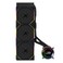 Lian Li Hydroshift IIC 360TL RGB Liquid CPU Cooler 360mm AIO 3X 120 RGB Fans 21 IPS LCD Screen 3 Control Mode Flexible Tubes Clamp LGA 18511700 AMD AM5AM4 Black HS2LCD36TB