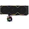 Lian Li Hydroshift IIC 360TL RGB Liquid CPU Cooler 360mm AIO 3X 120 RGB Fans 21 IPS LCD Screen 3 Control Mode Flexible Tubes Clamp LGA 18511700 AMD AM5AM4 Black HS2LCD36TB