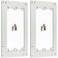 jujinglobal ATX to SFX PSU Adapter Bracket ATX Power Supply Metal Mounting Conversion Adapter 2pcs