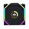 Lian Li UNI Fan SL LCD Wireless Reverse Blade 120mm ARGB Fan Single Pack 16 LCD 24 GHz Wireless Signal for RGB Control Controller NOT Included Required Black12RSLLCD1W1B