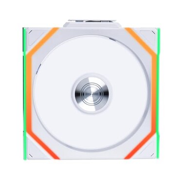 Lian Li UNI Fan SL Wireless 120mm ARGB Fan Single Pack 24 GHz Wireless Signal for RGB Fans Control DaisyChain Design Controller NOT Included Required White 12SL1W1W