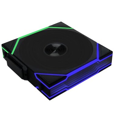 Lian Li UNI Fan TL Wireless 120Single Pack Reverse Blade24 GHz Wireless Signal ARGB FanInfinity MirrorDaisyChainCustomizable LightingController NOT Included Required Black 12RTL1W1B