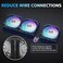 darkFlash G24 120MM Magnetic ARGB PC Case Fans 3 Pack ToolFree Installation up to 2200RPM Cooling 4Pin PWM Sync with Motherboard RGB SoftwareBlack