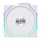 Lian Li UNI Fan TL Wireless 120Single Pack Reverse Blade24 GHz Wireless Signal ARGB FanInfinity MirrorDaisyChainCustomizable LightingController NOT Included Required White 12RTL1W1W