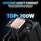 darkFlash Z4Pro Mist CPU Cooler 120mm SingleTower TDP 200W 46mm Heatpipes ARGB PWM PC Fans CPU Air Cooler Compatible with Intel LGA115x12xx17xx AMD AM4AM5 155mm in HeightBlack