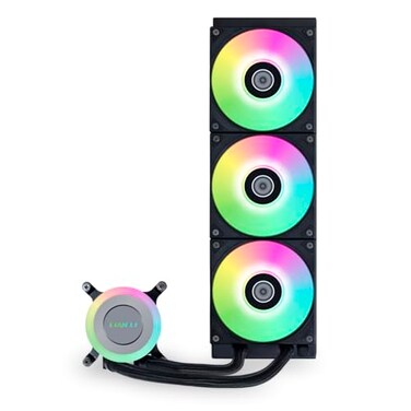 Lian Li GA II LITE 360mm AIO Liquid CPU Cooler 3 x 120mm ARGB Hydraulic Fans DaisyChain High Airflow AllinOne Water Cooling for Intel LGA18511700 AMD AM5AM4 GA2L36RB