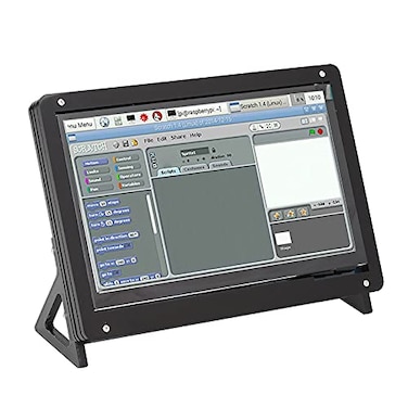 ASHATA 7in 1024 600 HDMI Display Case with Plastic Bracket Screen Case for Case Holder for