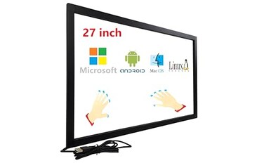 DeYoWo 27 Inch Interactive 10 Points Infrared IR Touch Screen Overlay Frame Free Driver