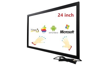 DeYoWo 24 Inch Interactive 10 Points Infrared IR Touch Screen Overlay Frame Free Driver