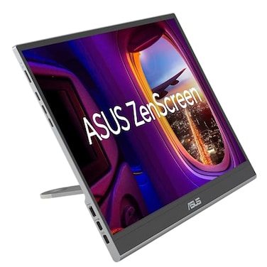 ASUS ZenScreen 16 OLED USBC portable monitor MQ16AHE Full HD 100 DCIP3 1ms HDR10 Mini HDMI Eye Care Proximity Sensor 360 kickstand Compatible with Laptops Smartphones