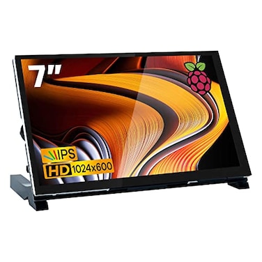 Hosyond 7 Inch IPS LCD Touch Screen Raspberry Pi Monitor Display 1024600 Capacitive Screen HDMI Monitor Compatible with Raspberry Pi 54B3B BB Black Windows 10 8 7