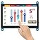 ELECROW 5 Inch Touch Screen Monitor for Raspberry Pi 800480 Mini Monitor Touchscreen LCD Display Compatible with Raspberry Pi 543B3B BB Black Banana Pi Jetson Nano Windows PC