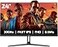 GAMEPOWER Game Power Bull T10 24 Inch 200Hz Gaming Monitor 1920x1080p FHD HDR Adaptive Sync Frameless Design 300 Candela IPS Panel Blue Light Filter 05ms Response Time Zero Dead Pixel
