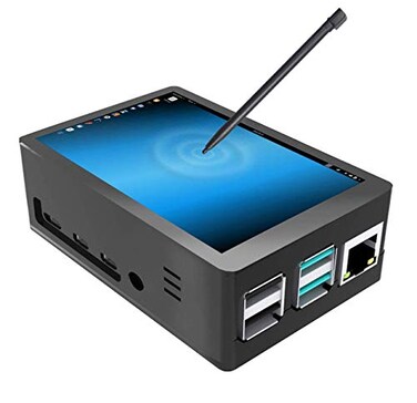 JUN-ELECTRON JUNELECTRON for Raspberry Pi 4 Touch Screen with Case 35 inch Touchscreen with Fan 320x480 Monitor TFT LCD Game Display