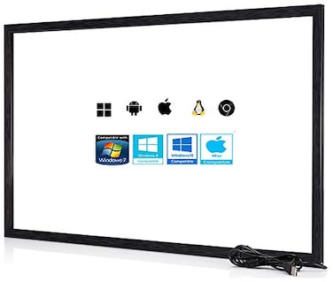 Chengying 43 Inch 10 Points MultiTouch Infrared Touch Frame IR Touch Panel 43 Inches Infrared Touch Overlay USB Interface HID Compatible