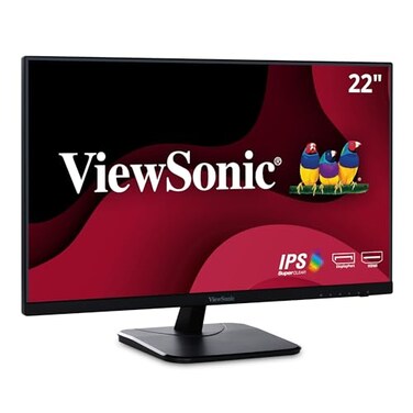 ViewSonic VA2256MHD 22 Inch 1080p Monitor IPS Display with FreeSync for Smooth Home and Office Viewing HDMI DisplayPort and VGA Inputs