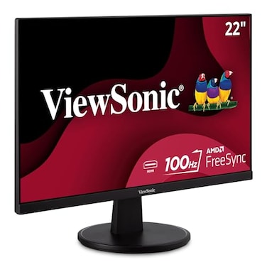 ViewSonic VS2247MH 22 Inch 1080p Monitor 100Hz Refresh Rate for Smooth Home and Office Viewing Eye Care Technology Thin Bezels HDMI and VGA Inputs