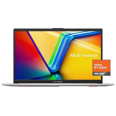 ASUS Vivobook Go 156 Slim Laptop AMD Ryzen 5 7520U 8GB 512GB Windows 11 Home Cool Silver Military Grade Durability Fast Charging Webcam Shield E1504FAAS54