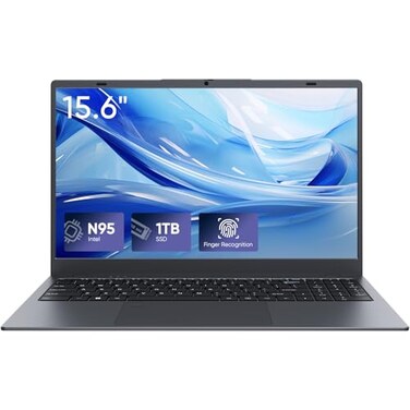INHONLAP Laptop Computer 1TB SSD 12GB RAM Laptops Quad Core N95 Processor 156 FHD IPS Display Laptop Support Fingerprint WiFi 5 BT 50 USBC HDMI Black