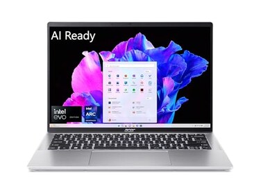 acer Swift Go 14 Intel Evo Thin Light Laptop 14 1920 x 1200 Touch Display Unlock AI Experiences Intel Core Ultra 7 Processor 155H Intel ARC 16GB LPDDR5X 512GB SSD SFG1472T718K
