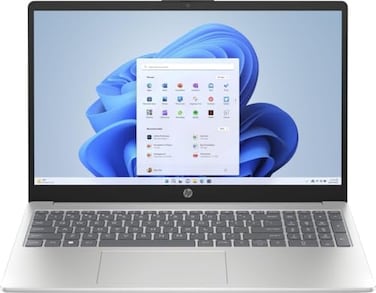 HP 156 inch TouchScreen Laptop AMD Ryzen 5 7520U 8GB DDR5 Memory 512GB SDD Windows 11 Home in S Mode AMD Radeon Graphics Natural Silver 15fc0025dx