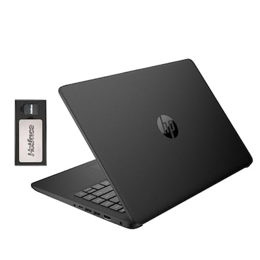 HP Stream 14 HD BrightView Laptop Intel Celeron N4120 8GB RAM 288GB Storage 128GB eMMC 160GB SSD Docking Station Set Intel UHD Graphics HD Webcam WiFi 1 Year Office 365 Win 11 S Black