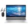 HP 156 Touchscreen Laptop Intel Core i5 Processor 16GB RAM 512GB SSD Numeric Keypad Bluetooth WiFi Long Battery Life Windows 11 Home Alpacatec Accessories Silver