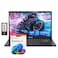 ASUS 14 FHD Laptop Intel Pentium N6000 Processor 4GB RAM 224GB Storage64GB eMMC160GB Docking Station Set Intel UHD Graphics Webcam Bluetooth Win 11 Star Black