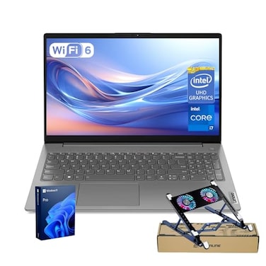 Lenovo VSeries V15 Business Laptop 156 FHD AntiGlare 13th Gen Intel Core i713620H 40GB RAM 1TB SSD Webcam WiFi 6 HDMI Windows 11 Pro CO Foldable Laptop Radiator Cooler Bundle