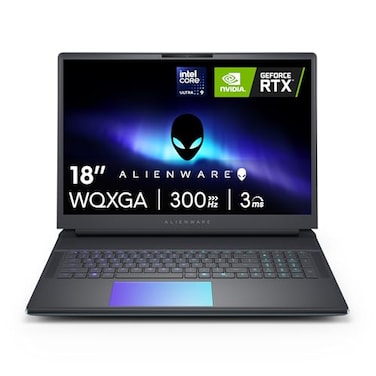 Alienware 18 Area51 Gaming Laptop AA18250180 WQXGA 300Hz 3ms Display Intel Core Ultra 9 275HX NVIDIA GeForce RTX 5080 32GB 2x16GB DDR5 2TB SSD 2MP FHD IR Camera Windows 11 Home