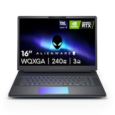 Alienware 16 Area51 Gaming Laptop AA1625016 WQXGA 240Hz Display Intel Core Ultra 9275HX 32GB DDR5 RAM 1TB SSD NVIDIA GeForce RTX 5070Ti Windows 11 Home Onsite Service Liquid Teal