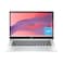 HP Chromebook 14 inch Laptop HD Display Intel Processor N100 4 GB RAM 64 GB eMMC Intel UHD Graphics Chrome OS Glacier Silver 14anf0019nr