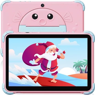 YINOCHE Kids Tablet 10 inch Android Toddler Tablet for Kids with Case Dual Cameras Parental ControlPreintalled Apps 32GB 512TB TF Card ExpandableGreat Tablets for Toddlers and Children Pink