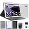 ANTEMPER Tablet 10 Inch Android Tablet with 128GB ROM 16GB RAMUp to 2 TB OctaCore Processor 5G WiFi Tableta with Keyboard Mouse Case 13MP8MP Camera IPS Touchscreen 8H Battery Silver