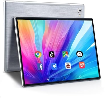 ZAOFEPU Laptop Compuer with Touchscreen Unlocked 2 in 1 Android Tablet PC with Keyboard Stylus SIM Card Slot GPS 4GB RAM GSM4G LTE WiFi Dual Camera Speaker for Adults Kids Elderly Work Watching Movies