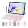 ZZB 2 in 1 Tablet with Keyboard Case Mouse Stylus Pen 10 inch Tablet Android 150 Tablets PC Set 8GB RAM64GB ROM Tableta Computer 101 IPS Screen 2MP8MP Dual Camera WiFi BT Tab PinkGirls